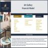 Art Gallery Financial Model – Dynamic 10 Year Forecast