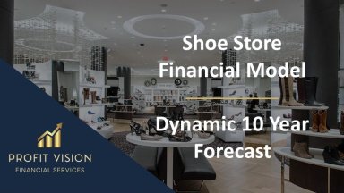 Shoe Store Financial Model – Dynamic 10 Year Forecast