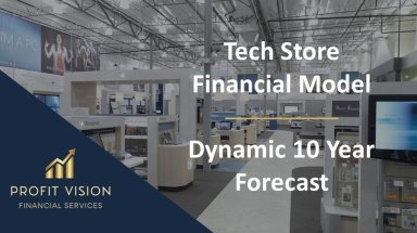 Tech Store Financial Model – Dynamic 10 Year Forecast