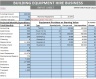 Plant & Equipment Hire Business Model - Three Statement Analysis