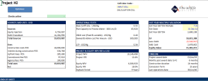Hydrogen Gas- Tariff Calculator with Integrated Financial Statement and Cash Waterfall