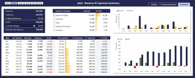 Revenue and Expenses Tracker