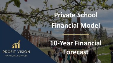 Private School Financial Model – Dynamic 10 Year Forecast
