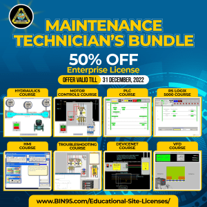 Exclusive Education Discount on Enterprise Licenses of BIN95's Automation Training Course Software Series