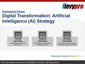 Artificial Intelligence (AI) Strategy