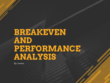 Breakeven and Performance Analysis Excel Template