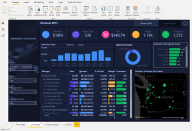 Sales vs. Target Dashboard in Microsoft POWER BI - Eloquens