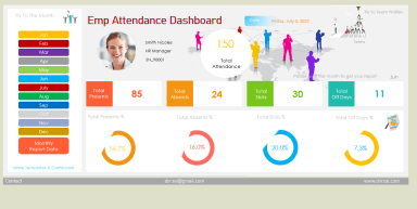 Employees Attendance Tracking Template!