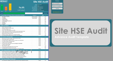 Site, Building, Terminal, Workshop etc HSE Audit Template