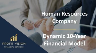 Human Resources Company – Dynamic 10 Year Financial Model