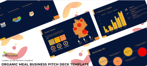 Organic meal business pitch deck template