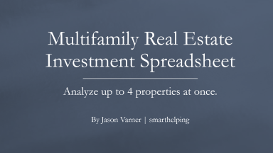 Multi-family Real Estate - Joint Venture Model - IRR Hurdles, Refinancing, and Exit Assumptions