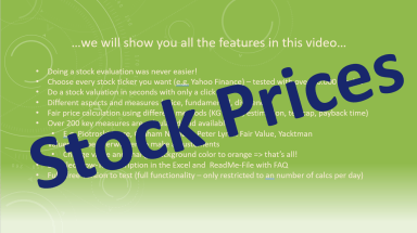 Stock Prices on a click