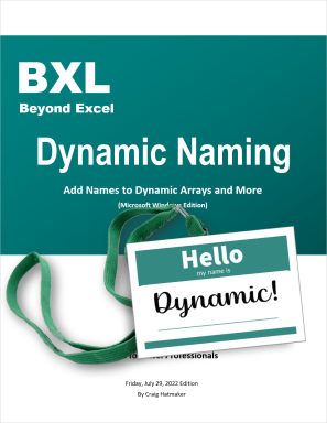 BXL DAN - FREE: Create dynamic array names and more