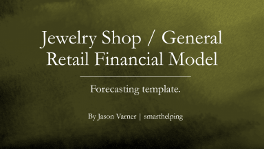 Retail Industry: 5-Year Financial Excel Model