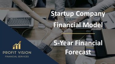 Startup Company Financial Model - 5 Year Financial Forecast