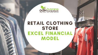 Retail Clothing Store Excel Financial Model