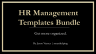 HR (Human Resources) Template Bundle