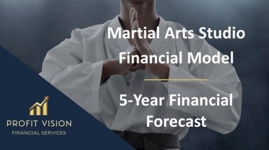 Martial Arts Studio Financial Model – 5 Year Financial Forecast