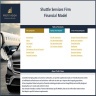 Shuttle Services Firm Financial Model – 5 Year Financial Forecast