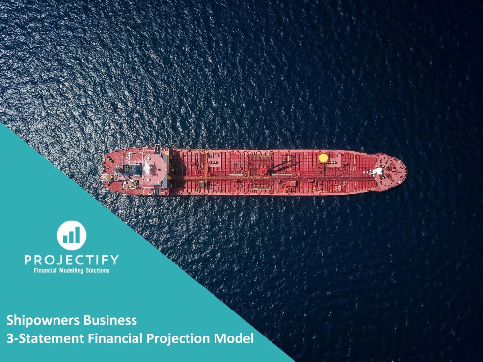 Shipping   Shipowners Business 3-statement Financial Projection Model 