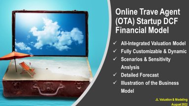 Online Travel Agent (OTA) Startup DCF Financial Model