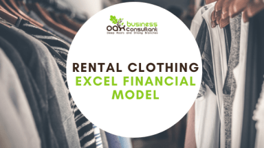 Rental Clothing Excel Financial Model