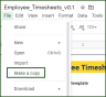 Employee Timesheet – Google Sheet Template