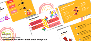 Social Media Business Pitch Deck Template