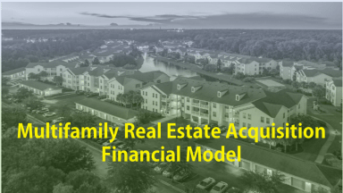 Multifamily Real Estate Acquisition financial Model