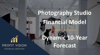 Photography Studio Financial Model – Dynamic 10 Year Forecast