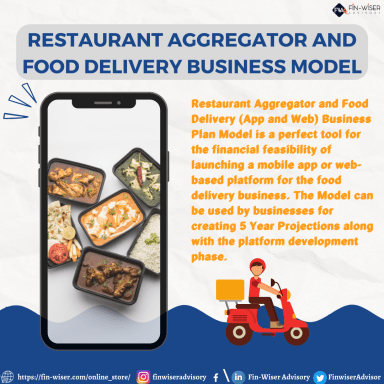 Restaurant Aggregator and Food Delivery Business - 3 Statement Financial Model with 5 years Monthly Projection