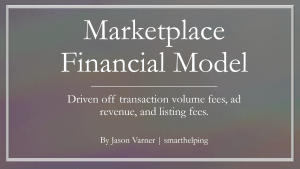 Network/Marketplace Startup 5-Year Financial Model with Cap Table