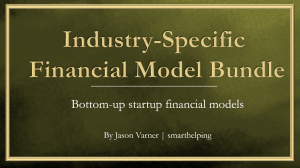 Business Sector Bundle: 35 Bottom-up Financial Models