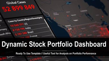 Dynamic Stock Portfolio Dashboard- Ready to Use