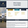 Airline Company Financial Model – Dynamic 10 Year Forecast