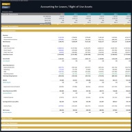 Accounting for Leases & Right-of-Use Assets Template - Eloquens