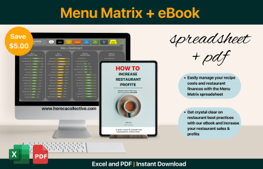 F&B Toolkit | Menu Matrix + eBook
