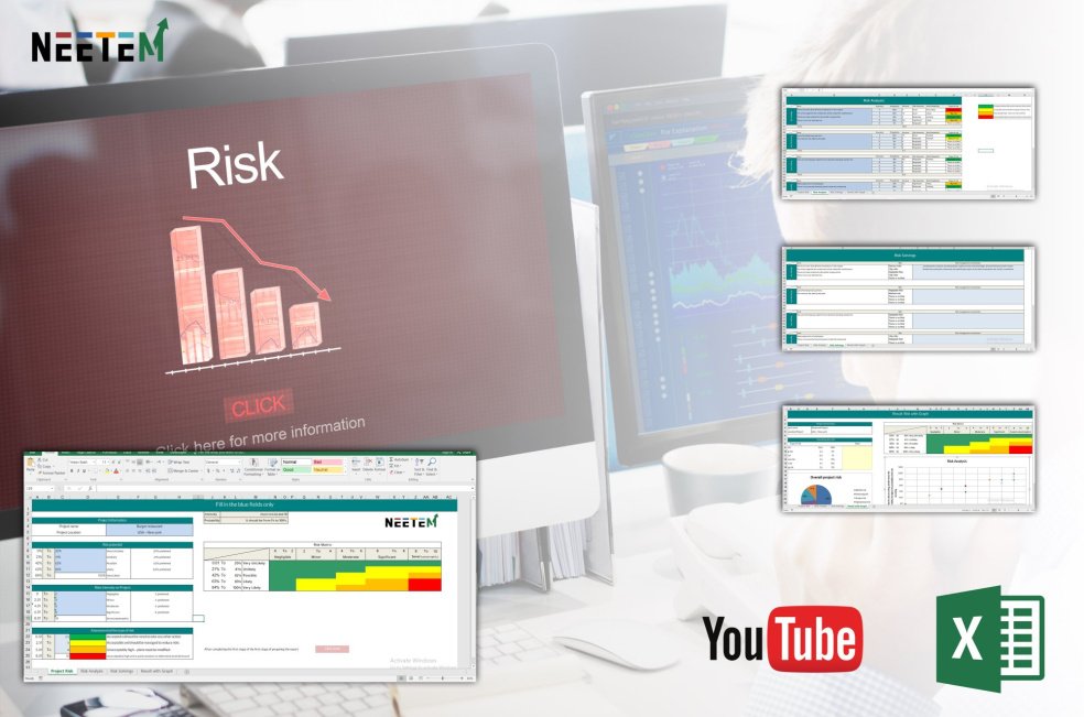 Excel template in risk analysis and risk matrix for your business or ...