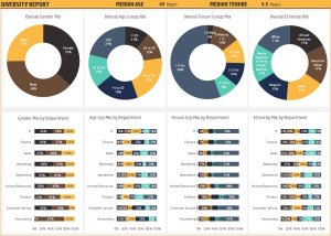 HR Administration Dashboard Google Sheet Template