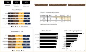 HR Skills Dashboard Google Sheet Template