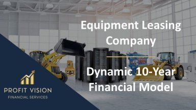 Equipment Leasing Company Financial Model – Dynamic 10 Year Forecast