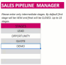 Sales Pipeline Manager (CRM) – Google Sheet Template