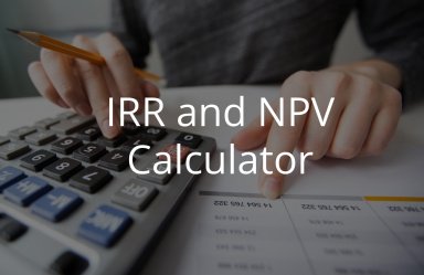 IRR and NPV calculator