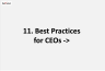 Chief of Staff (COS) Frameworks Templates Bundle