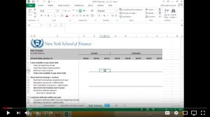 Modeling A Debt Schedule