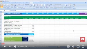 Calculating Discounted Cash Flow in Excel