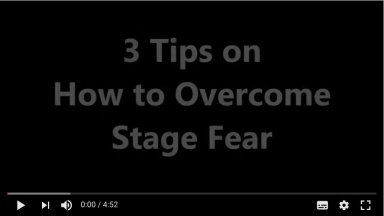 3 Tips on How to Overcome Stage Fright in Public Speaking