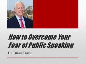 How to Overcome Your Fear of Public Speaking