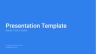 Investor Pitch Deck Template